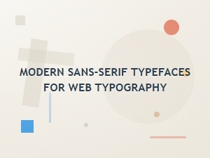 Fresh Alternatives for Modern Web Typography